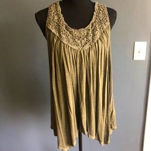 Knox Rose Embroidered Tank Top